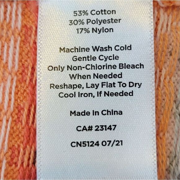 Talbots Cream Reindeer Fair Isle Long Sleeve Sweater Size S - Picture 8 of 8